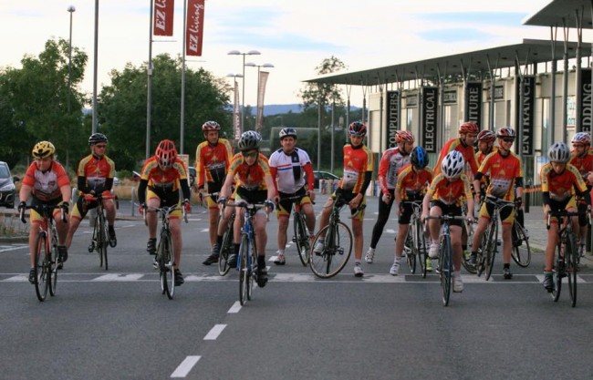 Underage Training & Racing at Butlerstown Retail Park.